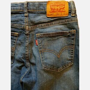 Levi's 502 Jeans Women's 12 Regular Taper FR 8" Medium Blue Med Wash 26X26 #276C